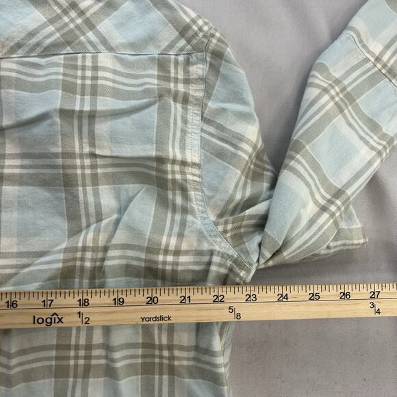 Levi's Women's Size Pearl Snap Button Long Sleeve Shirt Plaid Western Sz Small - Picture 8 of 8